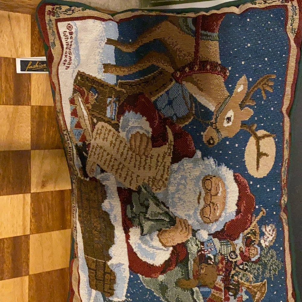 Santa Accent Pillow